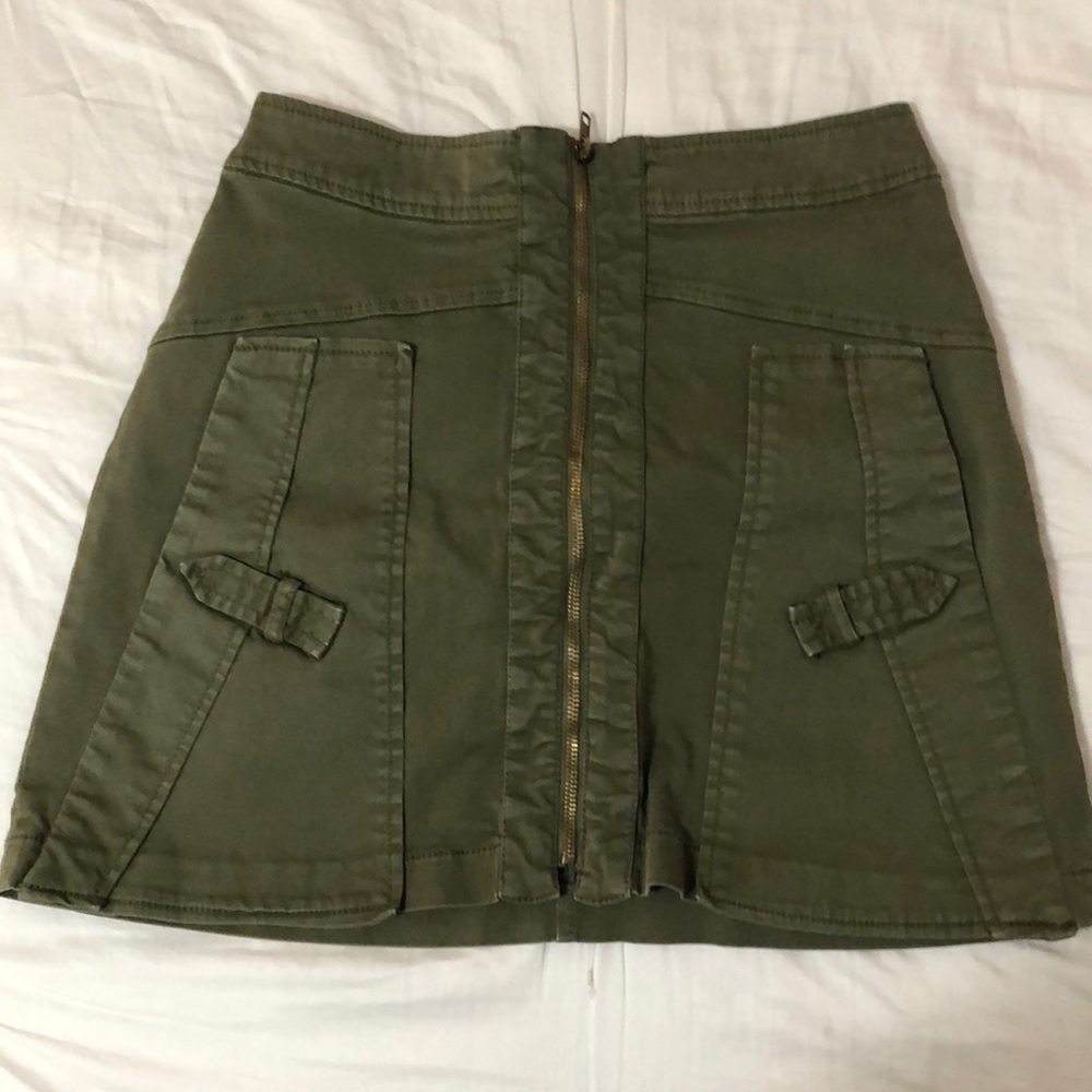 Olive Green Skirt
